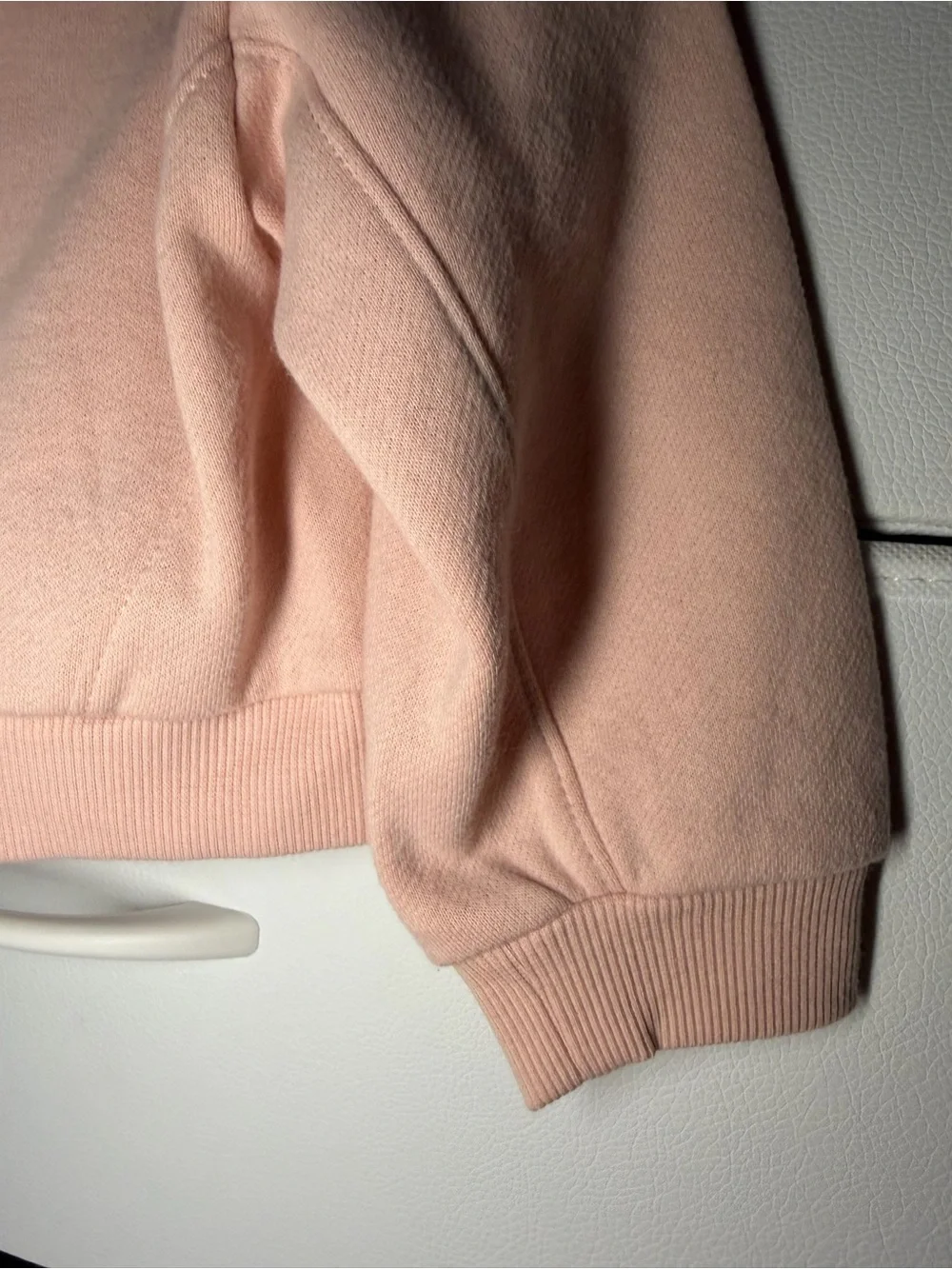 Toddler Cropped Crewneck Sweater - Soft Blush Pink